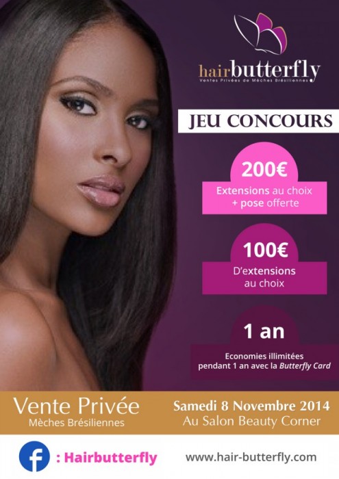 [JEU CONCOURS] HAIR BUTTERFLY