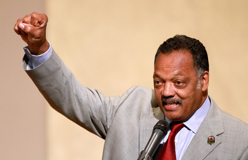 L’activiste américain Jesse Jackson