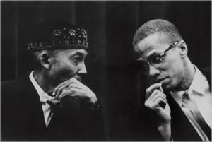 Elijah Muhammad et Malcolm X