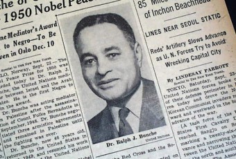 Ralph Bunche, premier afro-descendant Prix Nobel de la paix