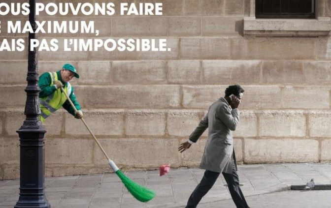 La campagne pour la propreté des rues de Paris est elle une insulte aux Noirs?