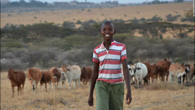 A 11 ans, il crée une invention pour protéger ses troupeaux sans tuer des lions