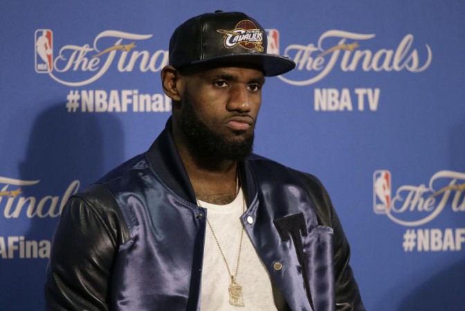 LeBron James sort la punchline de la finale NBA 2015