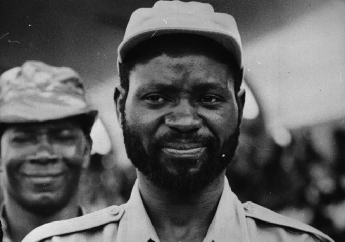 Samora Moisés Machel, premier président du Mozambique.