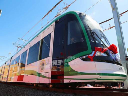 Inauguration d’une ligne de tramway à Addis Abeba