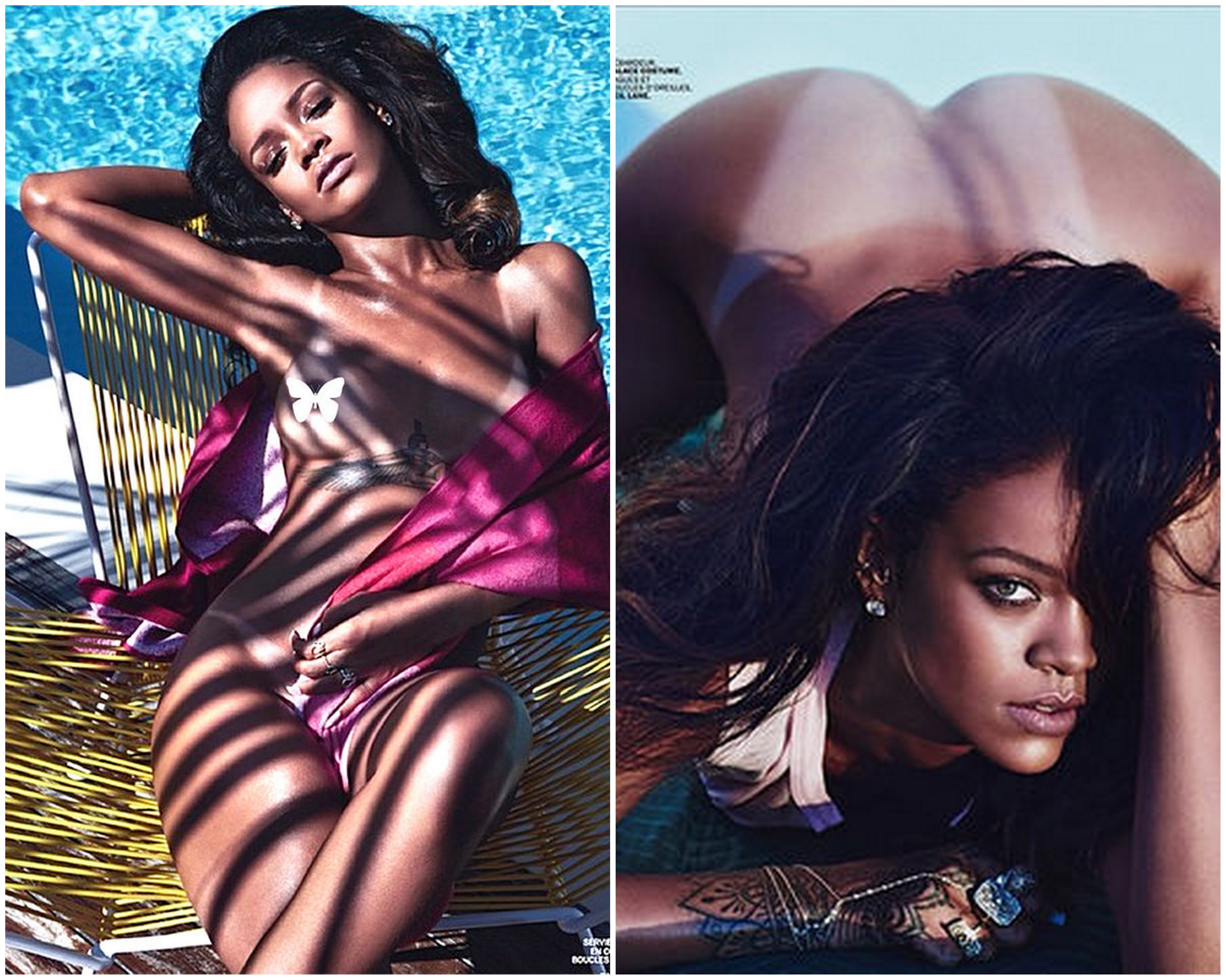 Rihanna pour LUI (magazine pour adultes) .