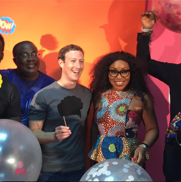 Marc Zuckerberg en visite à Nollywood