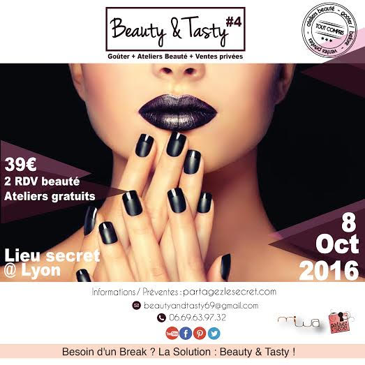 [TERMINḖ] Gagnez votre invitation pour le Beauty & Tasty – le 8 oct à LyonḖ