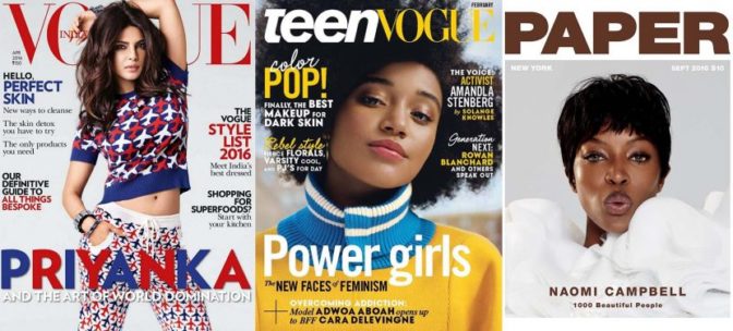 2016 : la diversité ethnique en couverture des magazines à son top