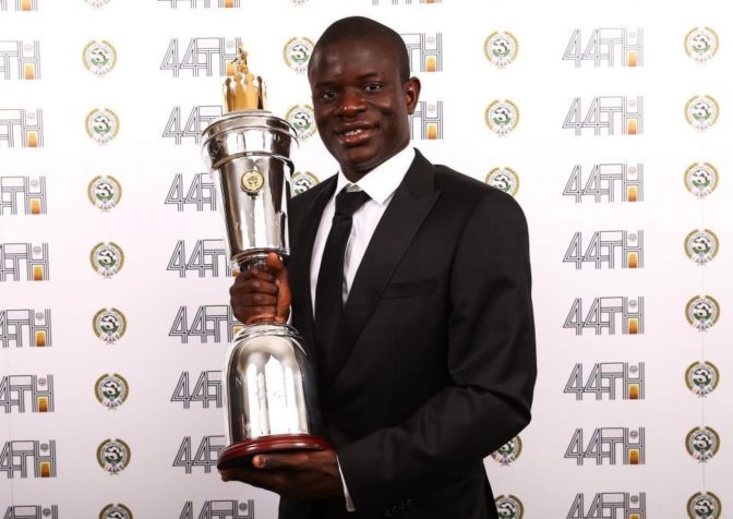 N’Golo Kanté élu meilleur joueur du championnat anglais