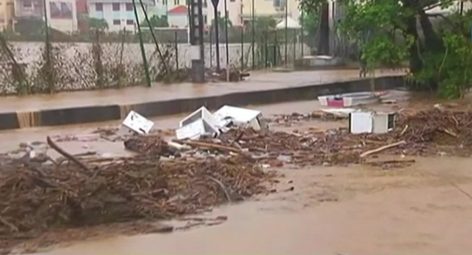 Météo: La Martinique inondée