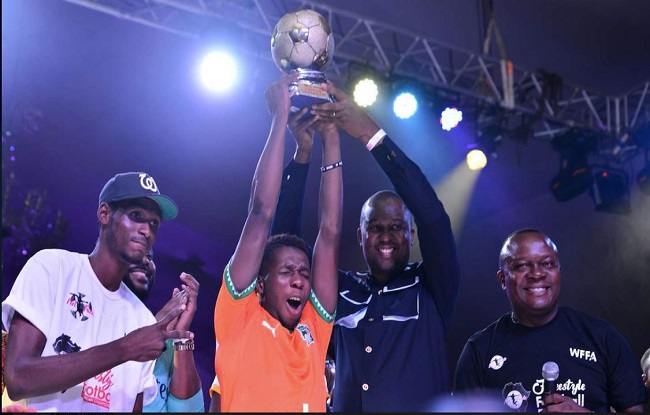 Le vainqueur du Championnat d’Afrique de foot freestyle est Ivoirien