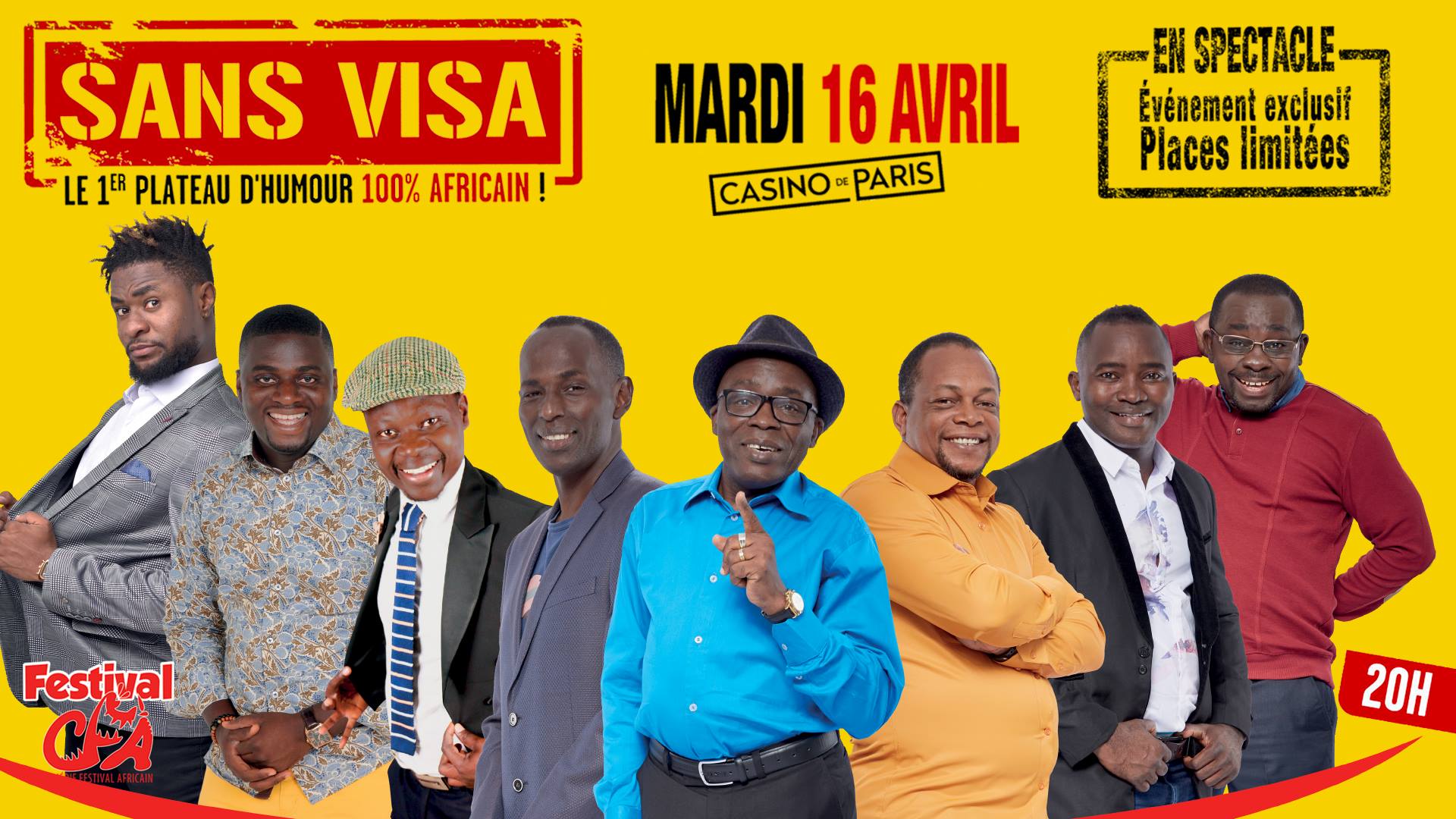 Sans Visa 3, la première étape du Comédie Festival Africain