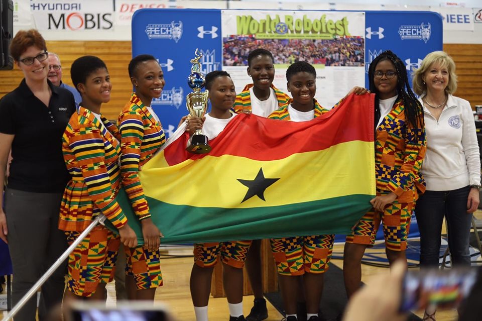 ROBOFEST 2019: L’équipe féminine ghanéenne championne du monde!