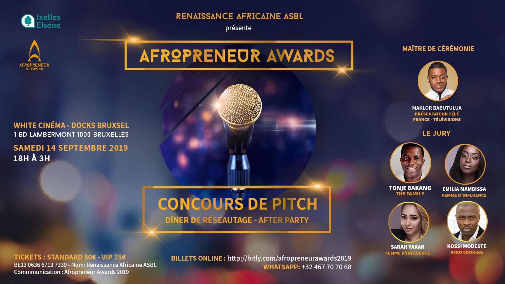 Afropreneur Awards, l’événement incontournable des entrepreneurs afro de Belgique