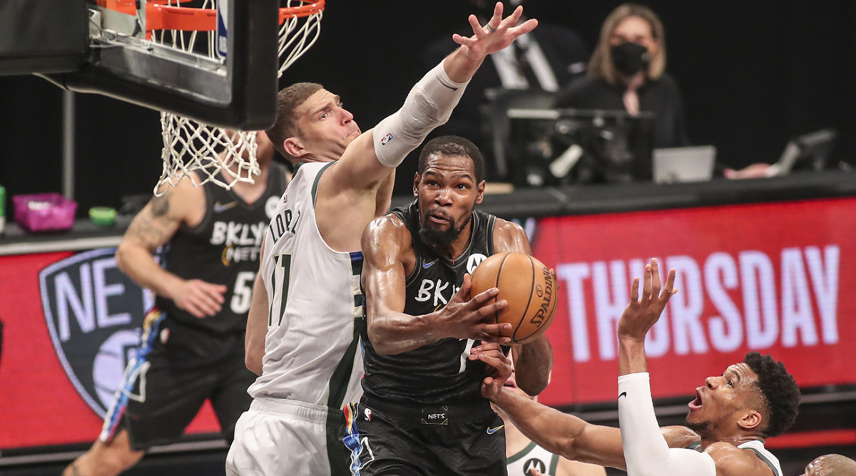 KEVIN DURANT ET BROOKLYN FONT DANSER GIANNIS ANTETOKOÚNMPO