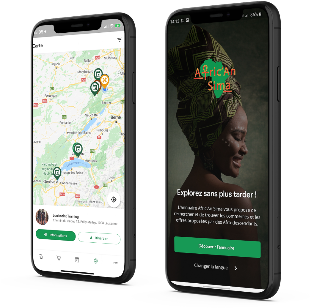 Afric'An Sima: l'application qui recense les commerces et événements afro!