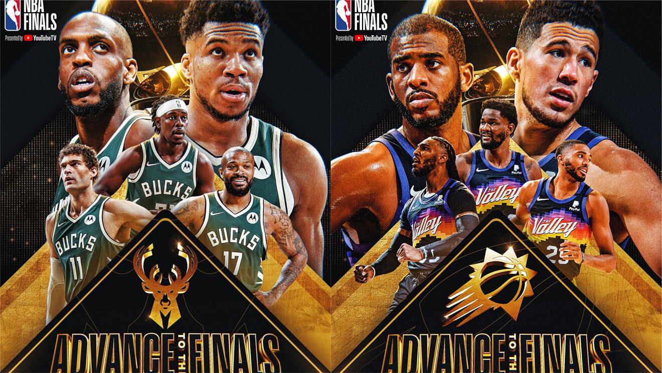 L'affiche des finales - The greek freak champion NBA