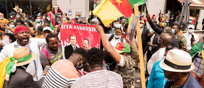 Une manifestation contre Paul Biya à Genève