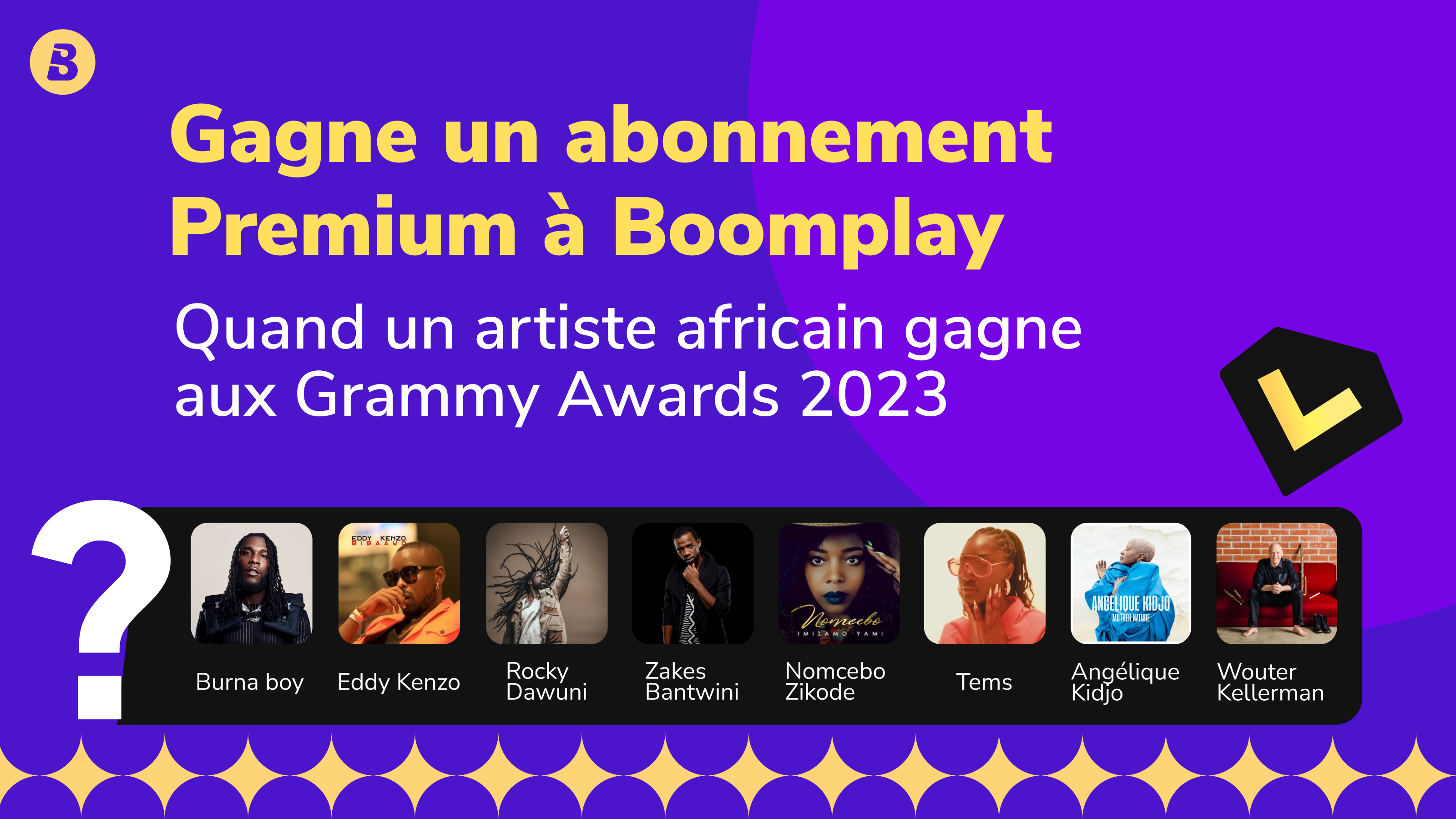 GRAMMY AWARDS 2023 : « BOOMPLAY » CÉLÈBRE L’EXCELLENCE DE LA MUSIQUE AFRICAINE