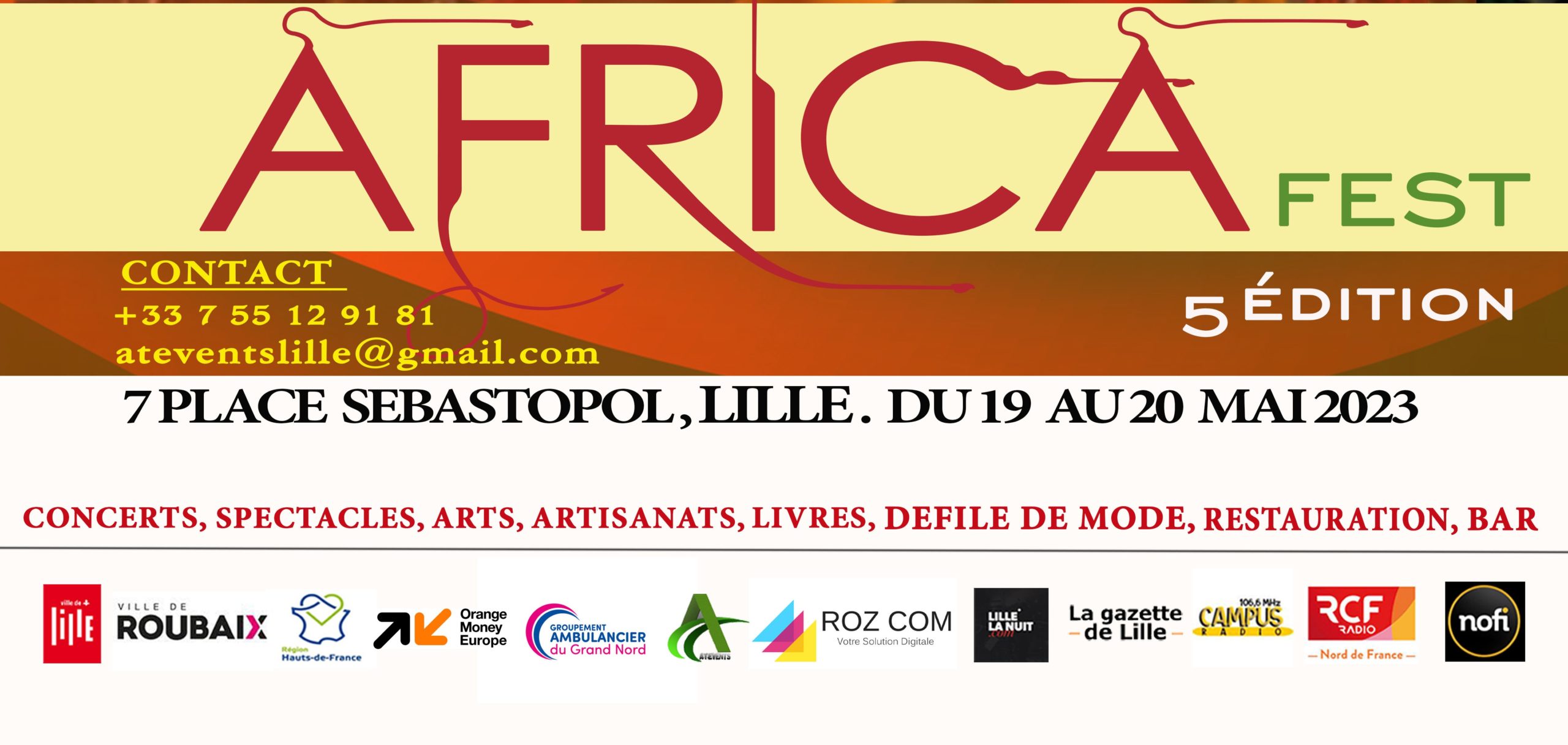 Festival Africa Fest 2023 : la culture africaine en fête à Lille