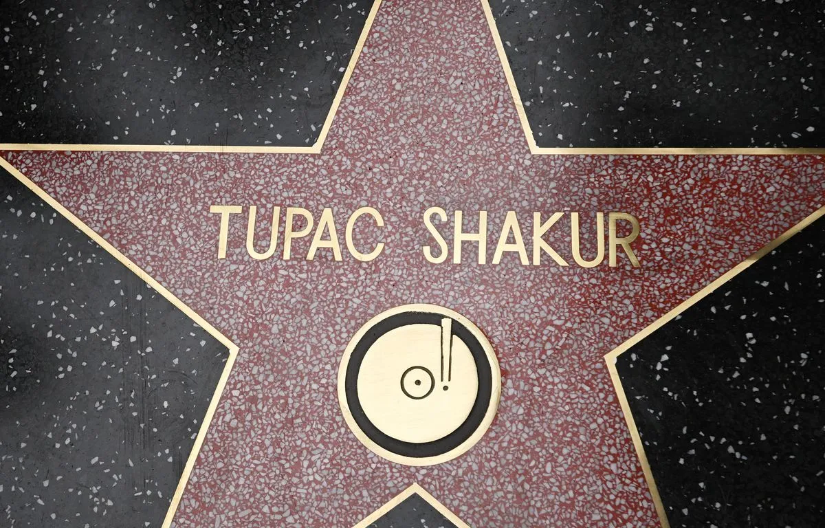 Tupac Shakur : étoile Hollywood Walk of Fame