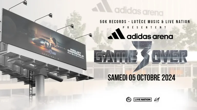 Game Over Vol. 3 : la trilogie du rap urbain culmine à l’adidas arena le 5 octobre 2024