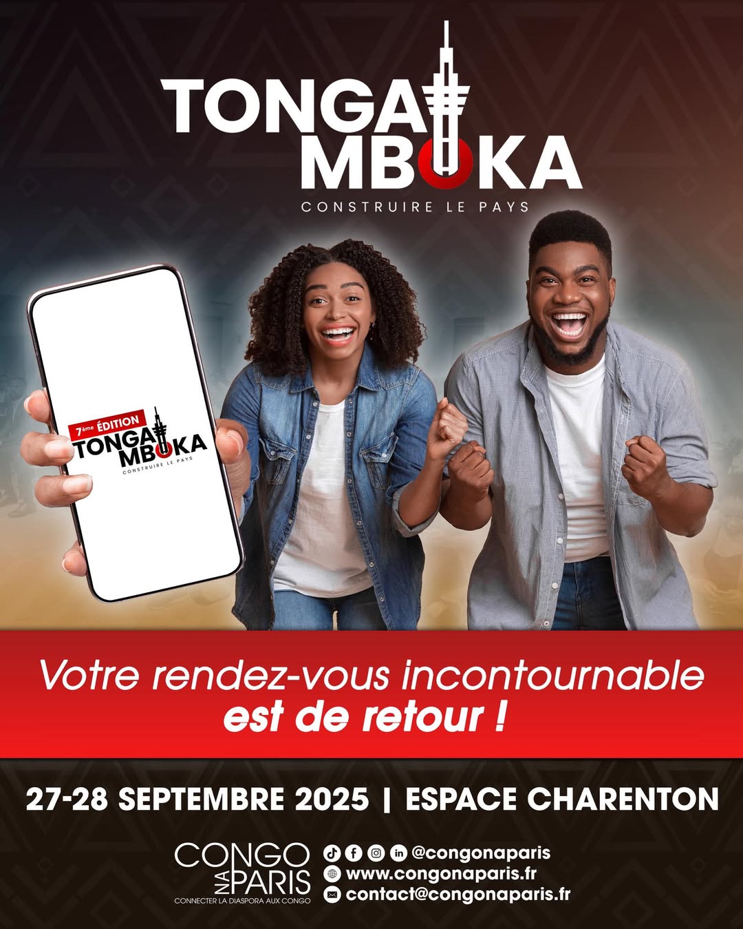 Tonga Mboka 2025 : Le rendez-vous qui réinvente le Congo à Paris, Kinshasa et Kolwezi