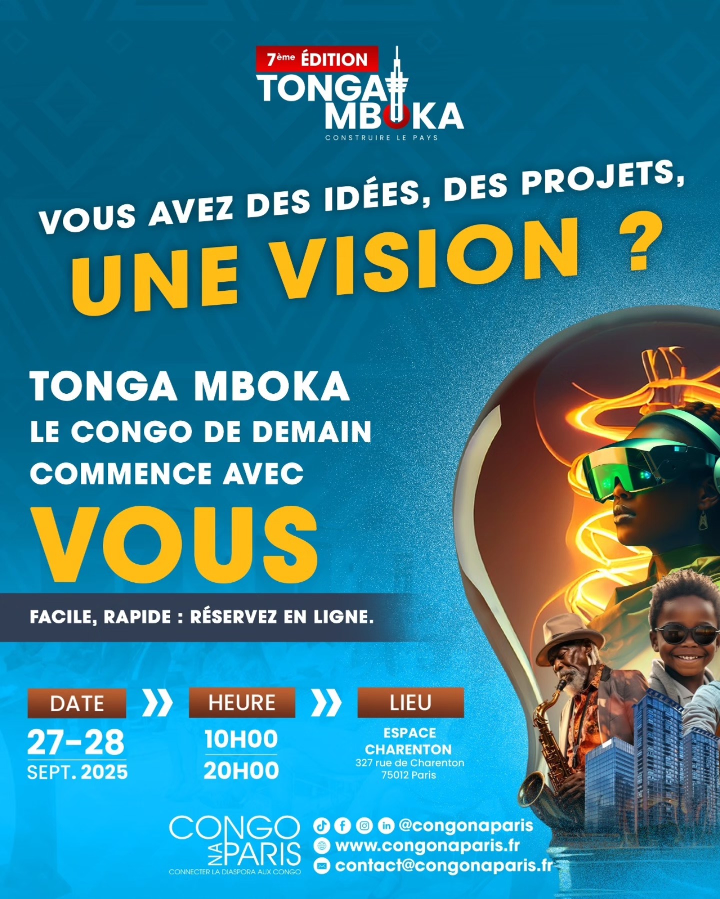 Tonga Mboka 2025 : Le rendez-vous qui réinvente le Congo à Paris, Kinshasa et Kolwezi