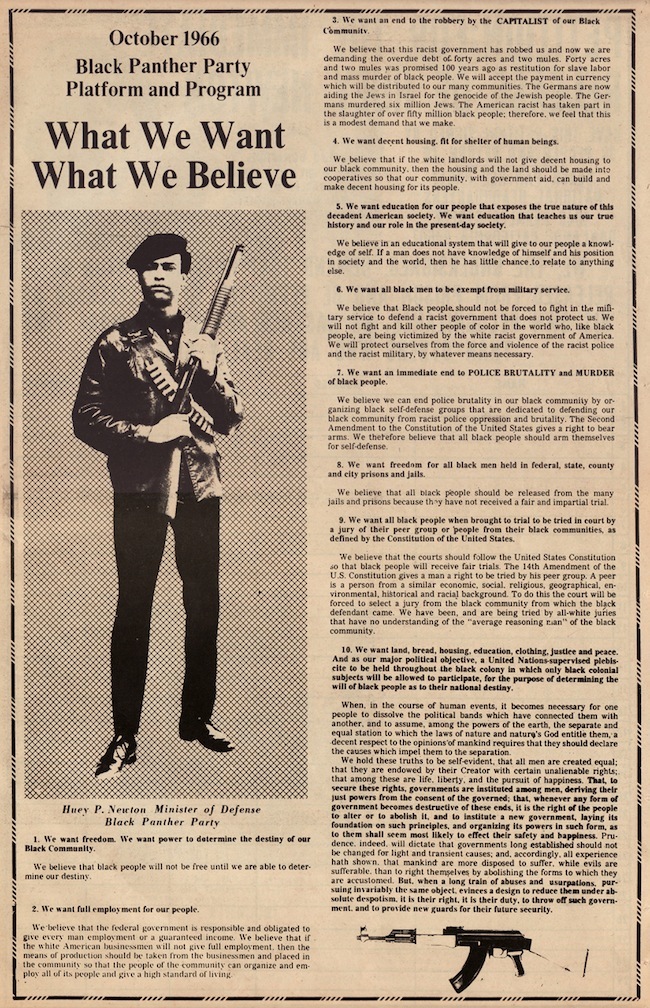 Black Panther Party, entre révolution sociale, guerre d’État