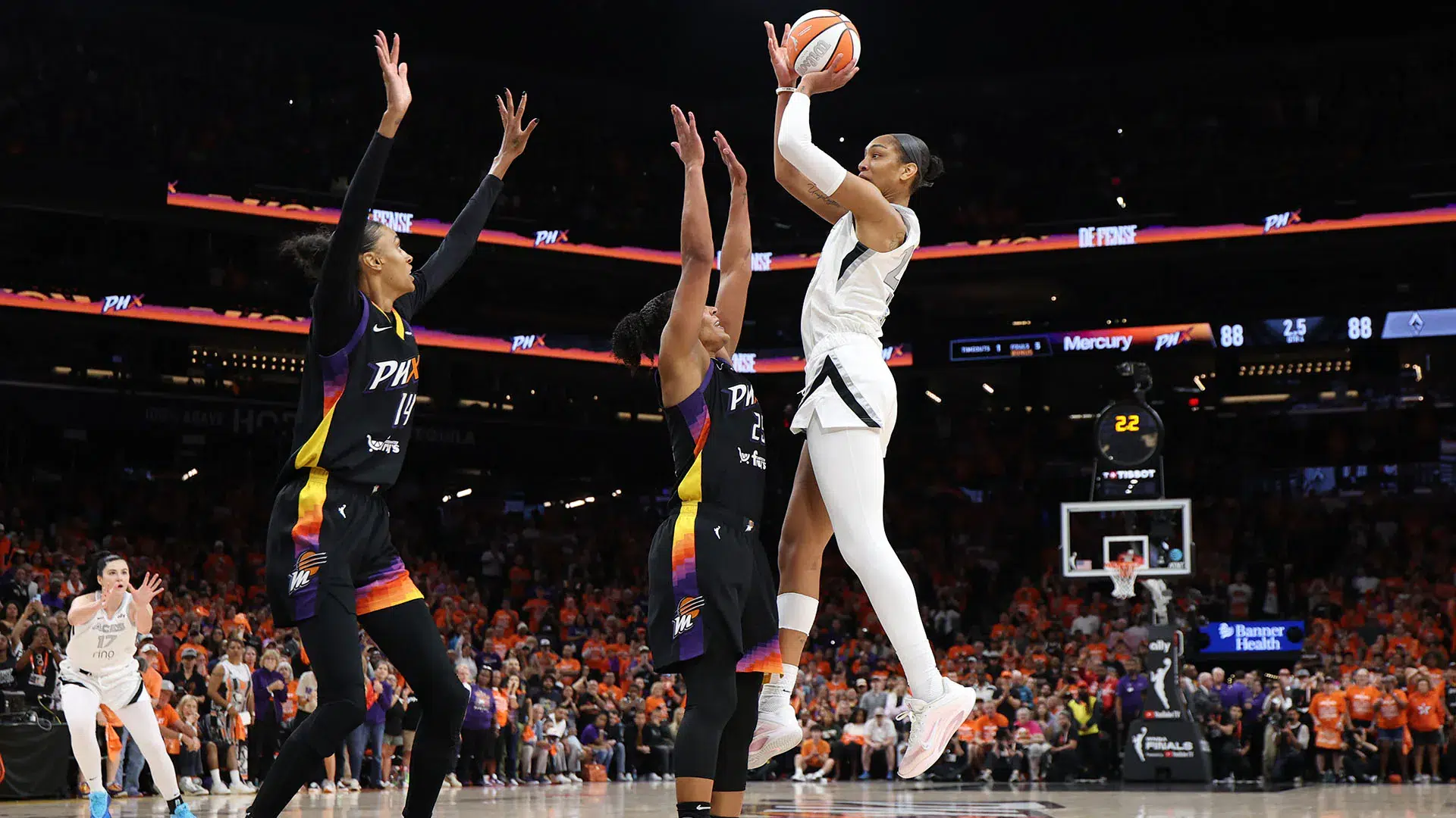 Las Vegas – Phoenix (Finales WNBA) : Wilson assomme le Game 3, les Aces bouclent le sweep