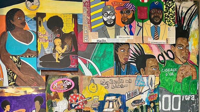 Thierry B. – Lisapo : quand la peinture devient récit