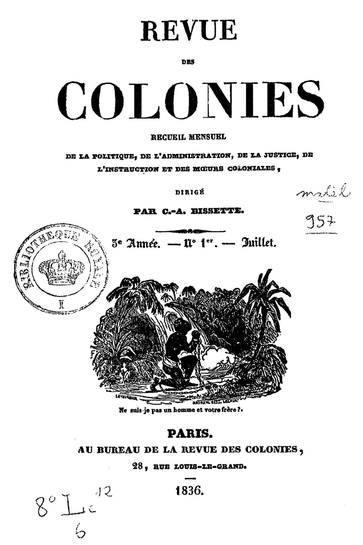 Cyrille Bissette, l’oublié de l’abolition